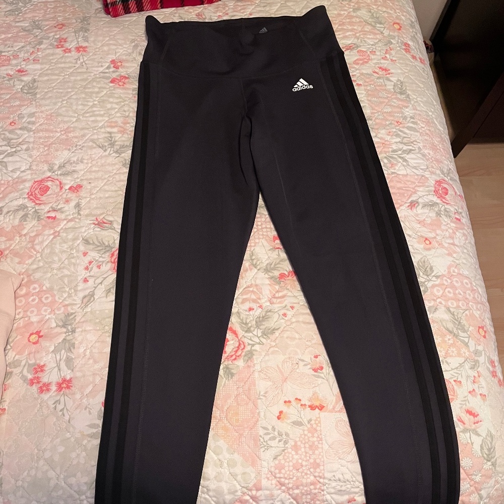 SOLD dark gray adidas leggings